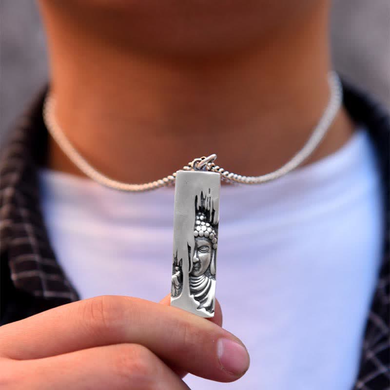Tathagata Buddha Copper Necklace | Protection Amulet