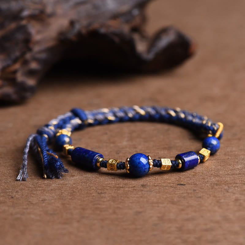 Natural Lazurite Balance Bracelet | Positive Energy Rope