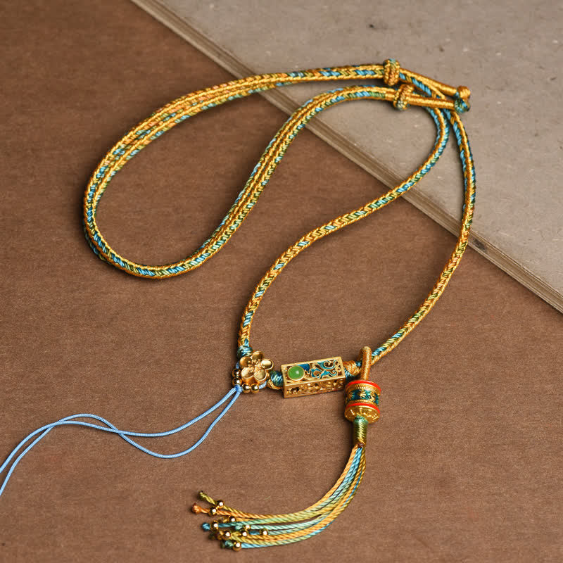 Bunte spirituelle Kupferkette für Reichtum