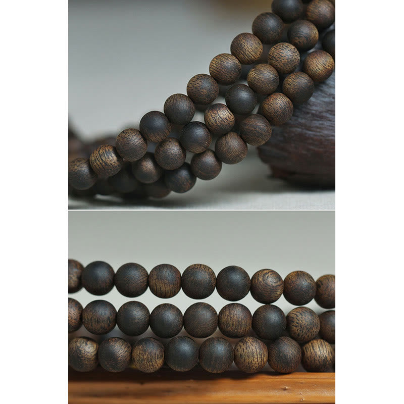 7 mm Adlerholz-Mala-Armband für Frieden und Stärke