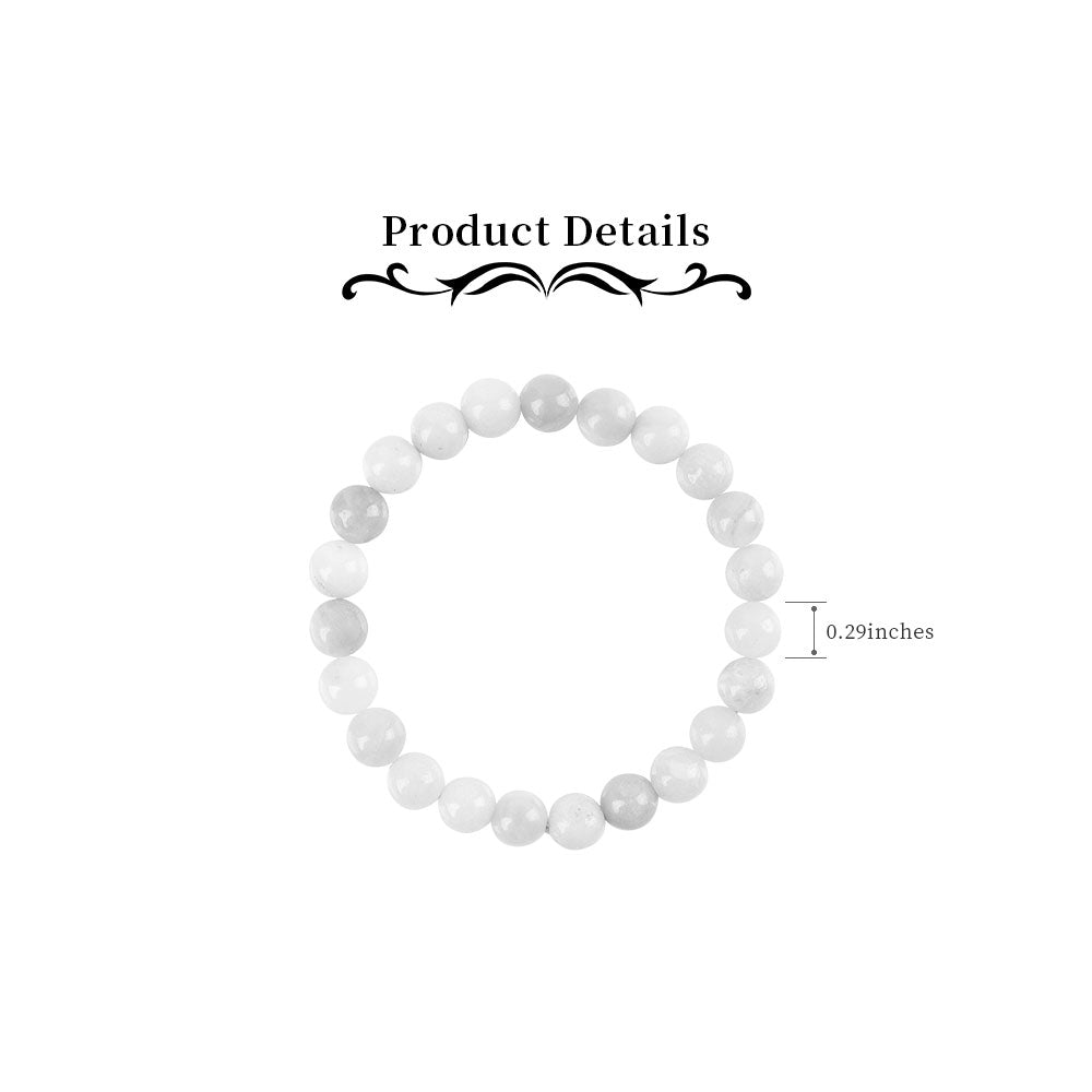 8-10mm Gold Sandstone Spiritual Bracelet for Protection & Healing