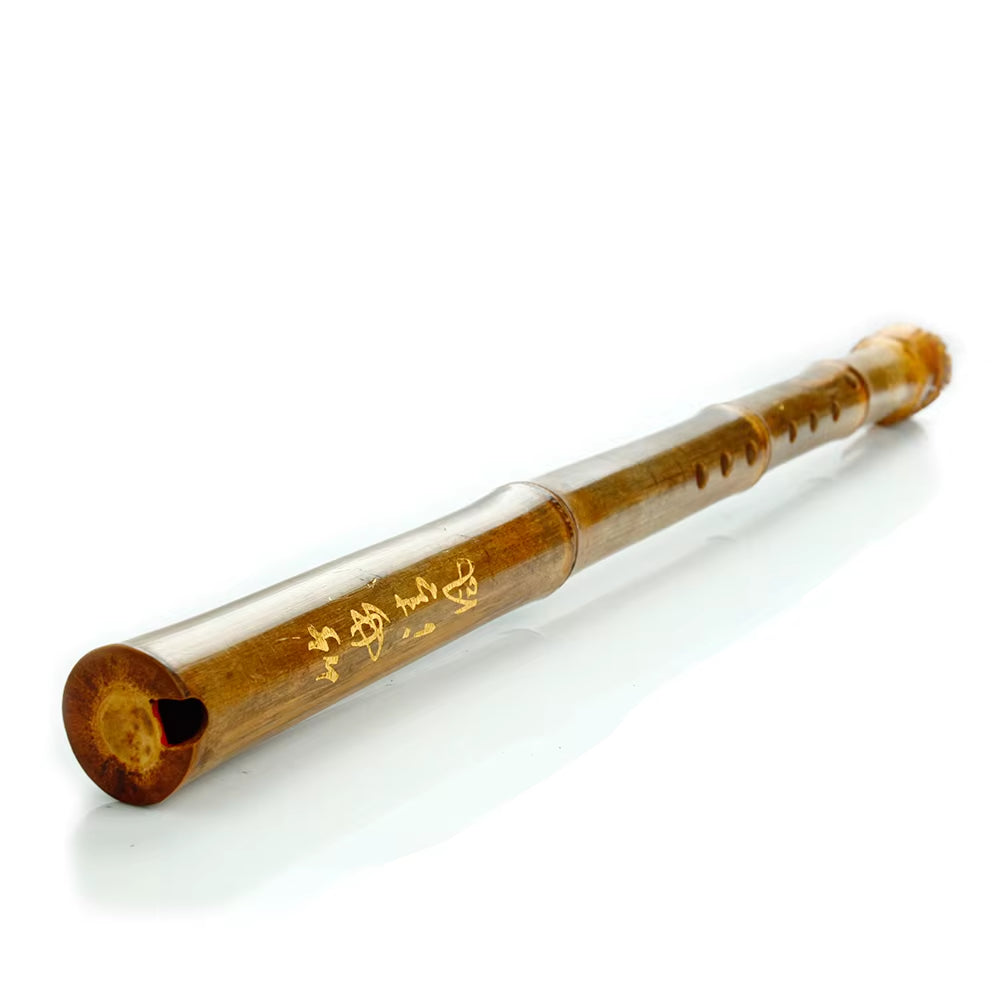 Left Handed Vertical Bamboo Flute Key G Brown Musical Instruments Traditional Chinese Handmade Woodwind Instrument Xiao