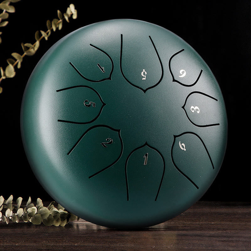 8-töniges Steel Tongue Drum Kit für Meditation und Klangheilung