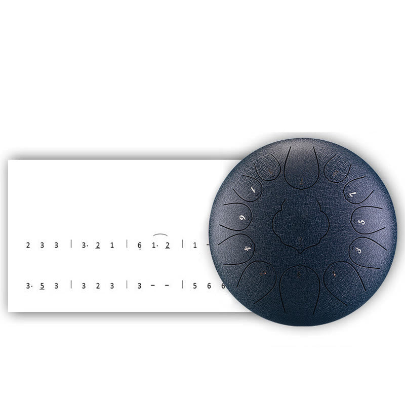 8-töniges Steel Tongue Drum Kit für Meditation und Klangheilung