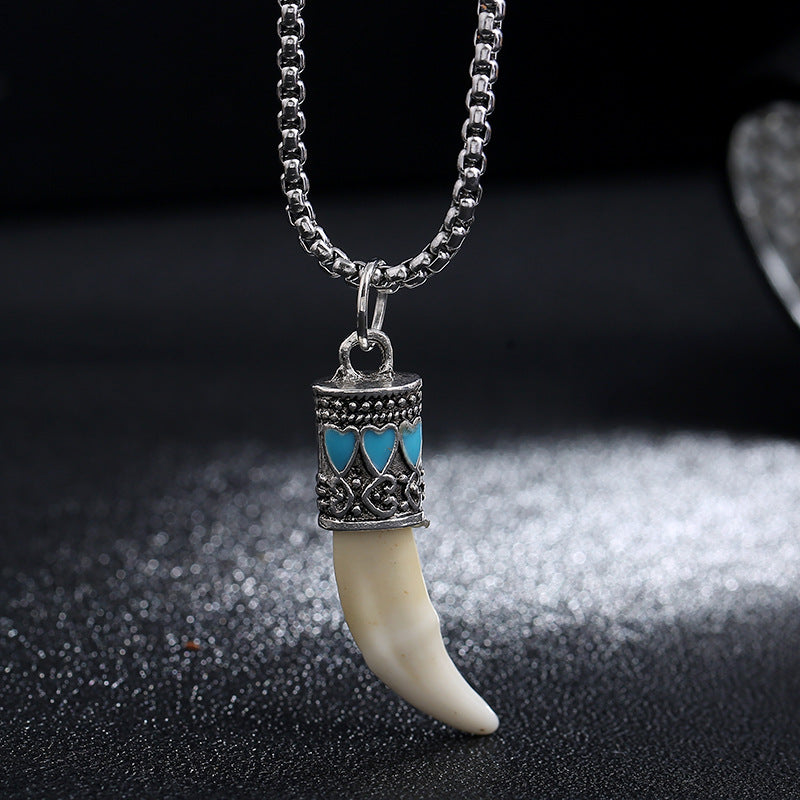 Titanium Steel Balance Necklace Pendant for Spiritual Protection