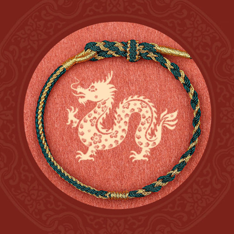 Handmade Red String Chinese Zodiac Protection Bracelet