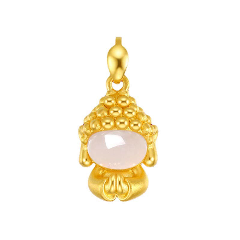 White Jade Success Pendant Necklace | Healing Sounds