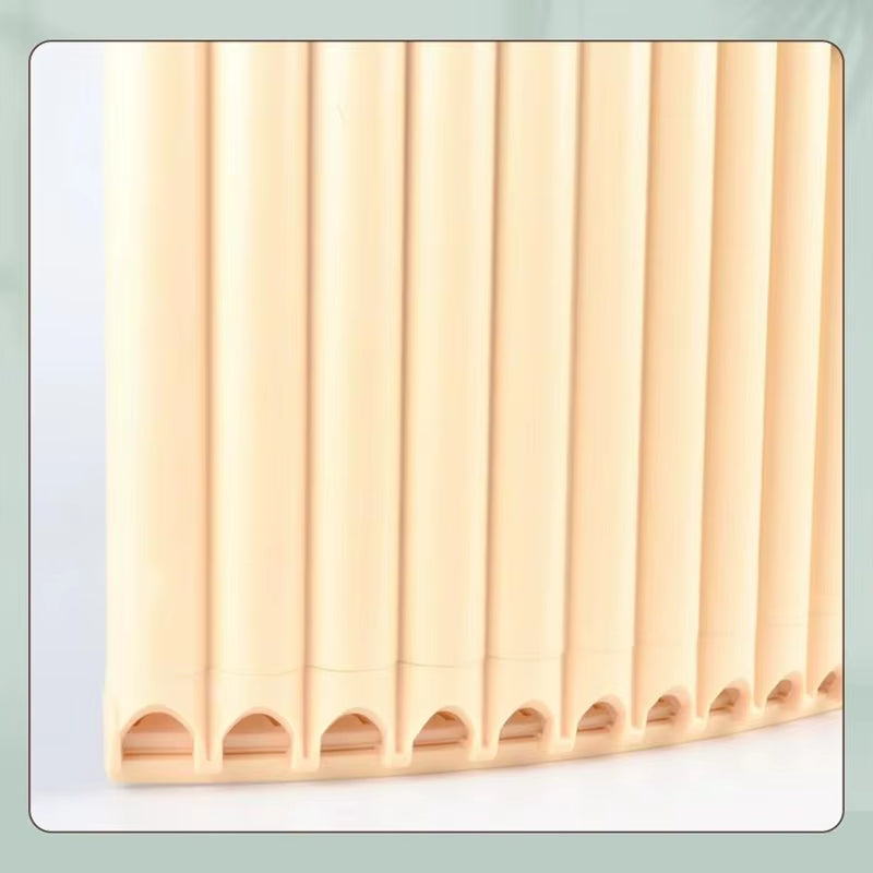 Left Hand ABS Plastic Pipes Panflute for Students, Chinese Folk Musical Instruments, Romania Panpipes C Key New,