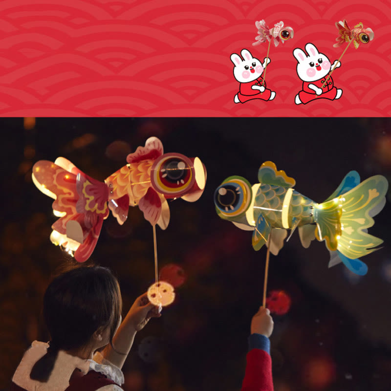 DIY Fortune Koi Fish Paper Lantern | Mid-Autumn Festival Decoration