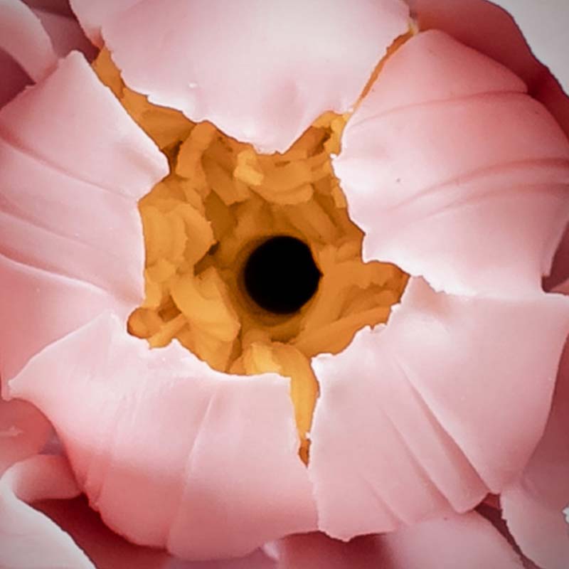 Tibetischer Lotus-Segen-Räucherstäbchenhalter aus Keramik