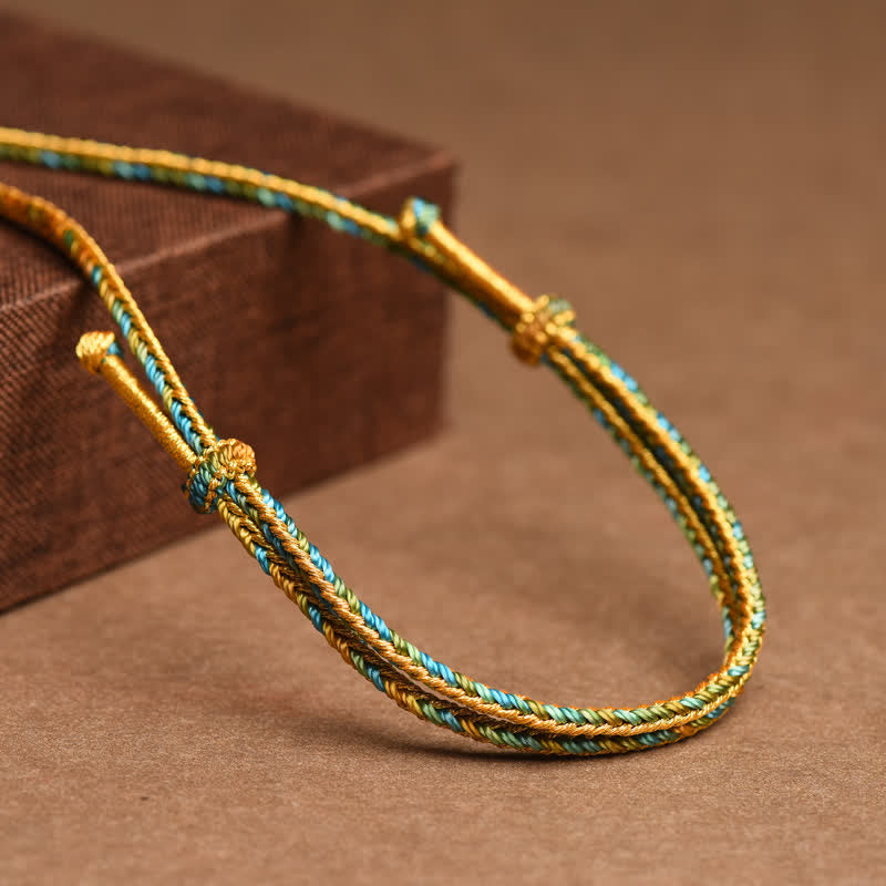 Bunte spirituelle Kupferkette für Reichtum