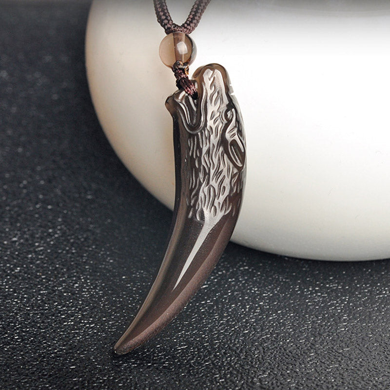 Multi Obsidian Strength Necklace Pendant