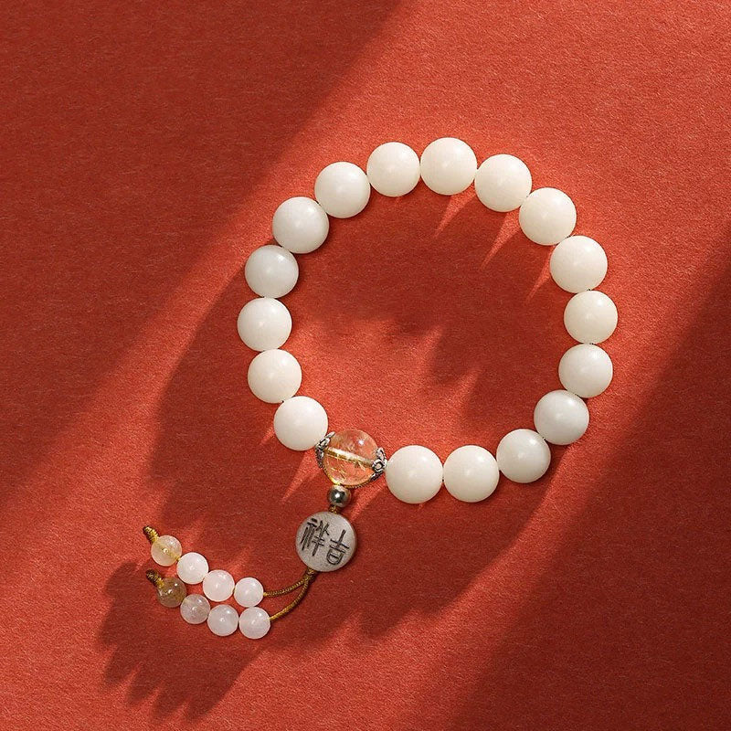 Unisex Obsidian Wrist Mala Bracelet for Meditation & Peace