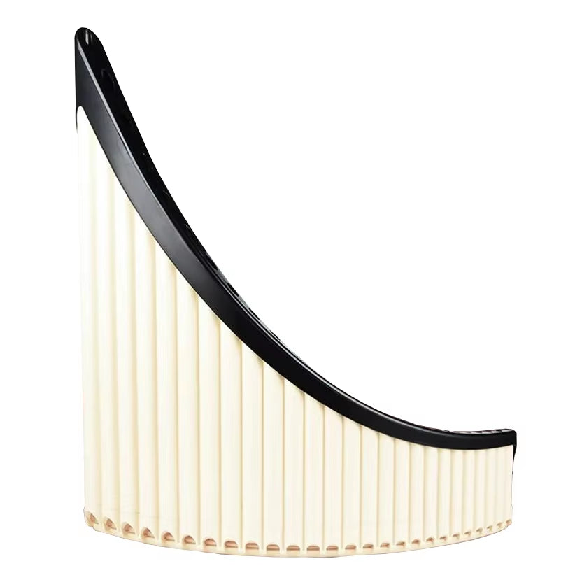 Left Hand ABS Plastic Pipes Panflute for Students, Chinese Folk Musical Instruments, Romania Panpipes C Key New,