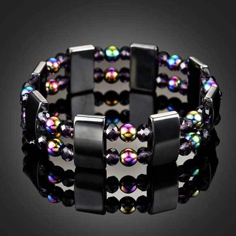 Rainbow Hematite Spiritual Bracelet 55cm Grounding Energy