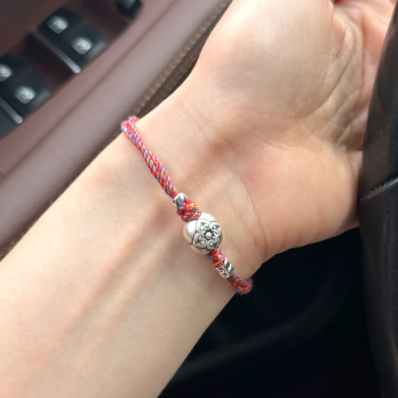 Sterling Silver Multicolored Luck Bracelet | Spiritual Protection