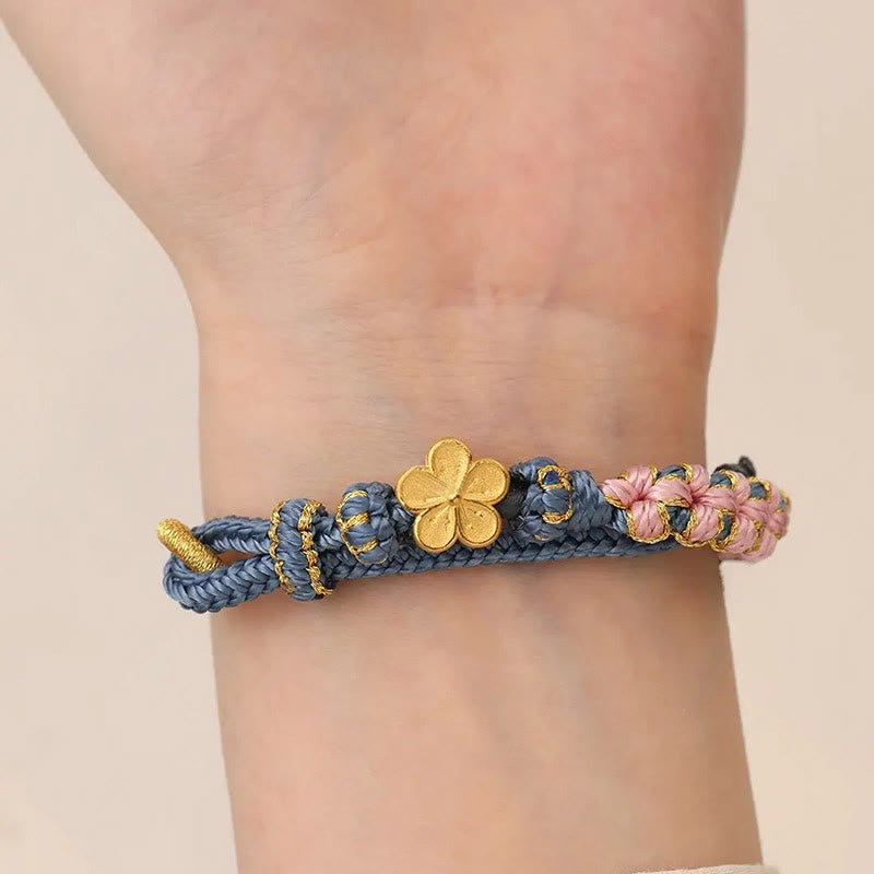 Copper Peach Blossom Wealth Bracelet for Balance