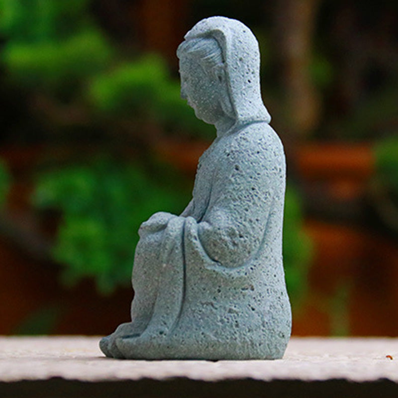 Sandstone Avalokitesvara Buddha Statue for Home Blessing