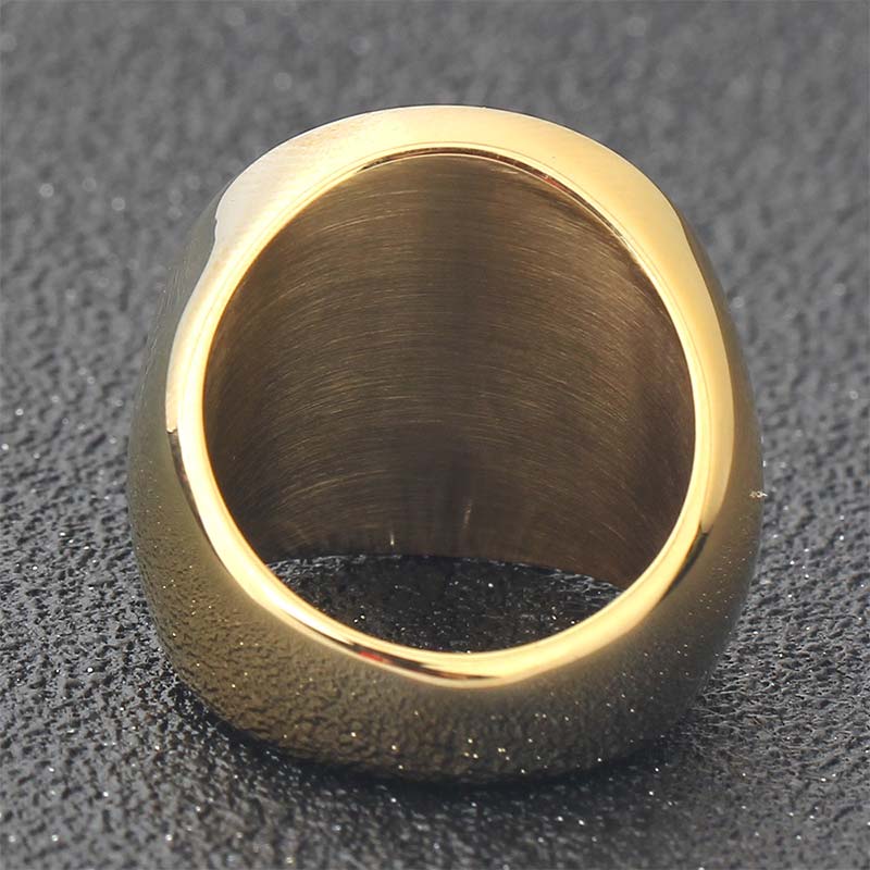 12 Constellations Zodiac Protection Ring in Titanium Steel
