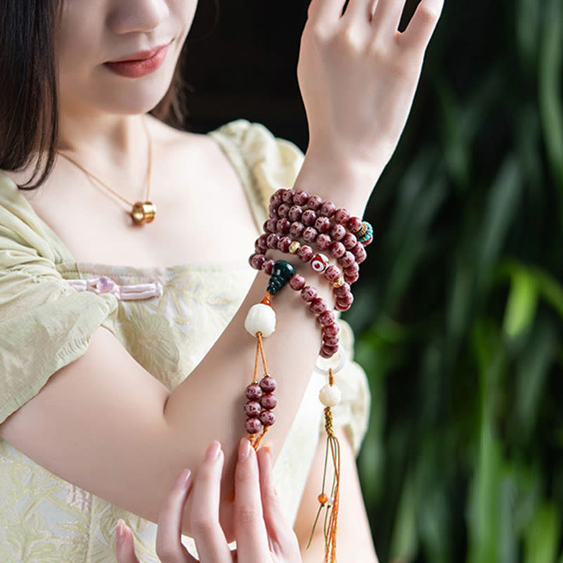 10mm Bodhi Seed Om Mani Padme Hum Harmony Bracelet