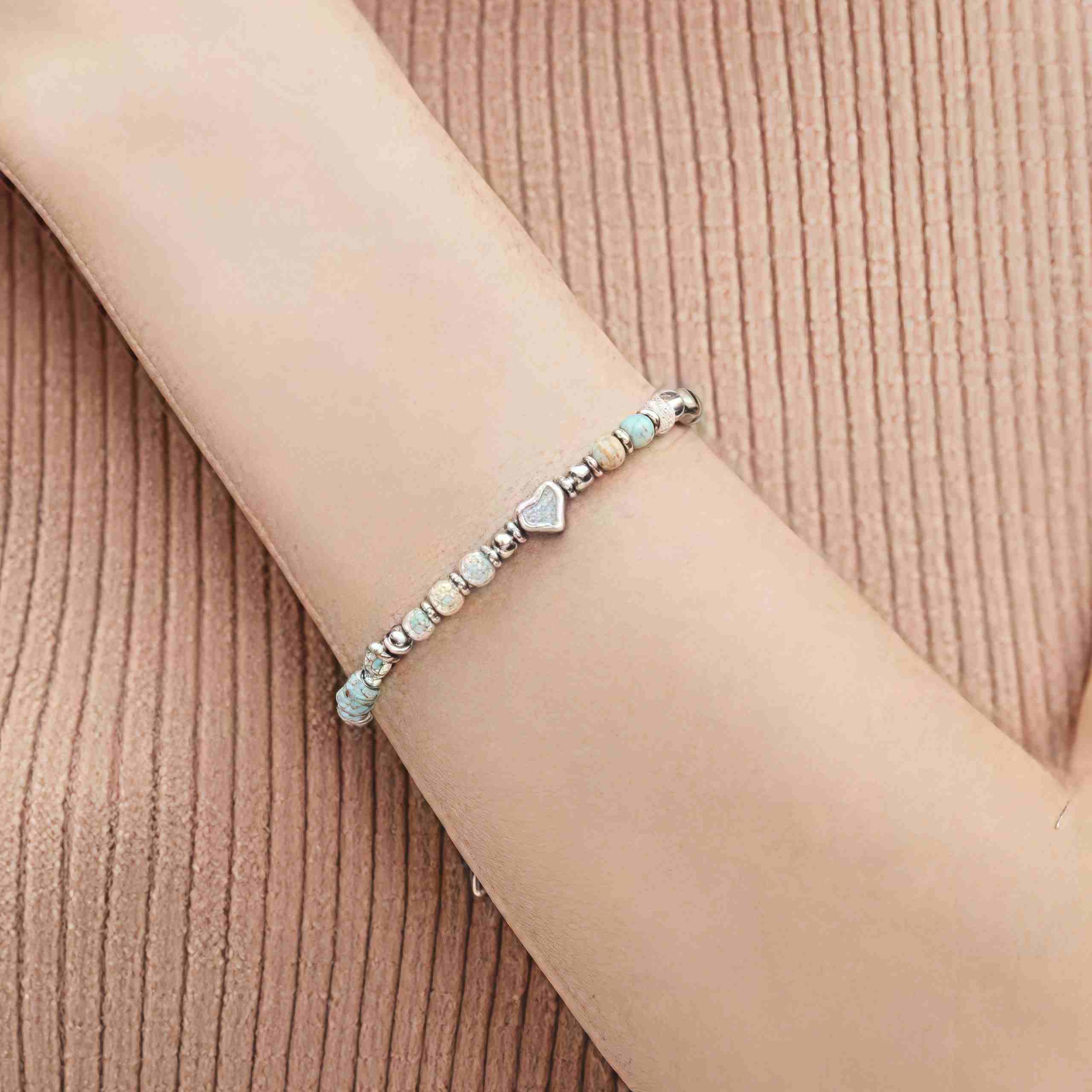 8 mm Amethyst-Heilenergiearmband für Gleichgewicht