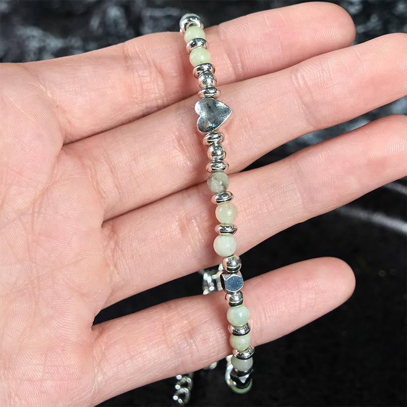 8 mm Amethyst-Heilenergiearmband für Gleichgewicht