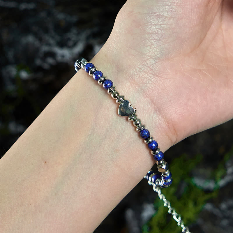 8 mm Amethyst-Heilenergiearmband für Gleichgewicht