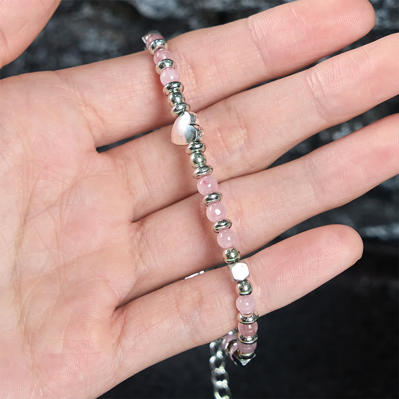 8 mm Amethyst-Heilenergiearmband für Gleichgewicht