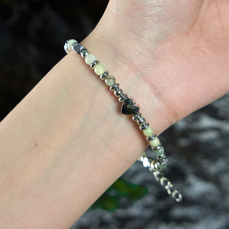 8 mm Amethyst-Heilenergiearmband für Gleichgewicht