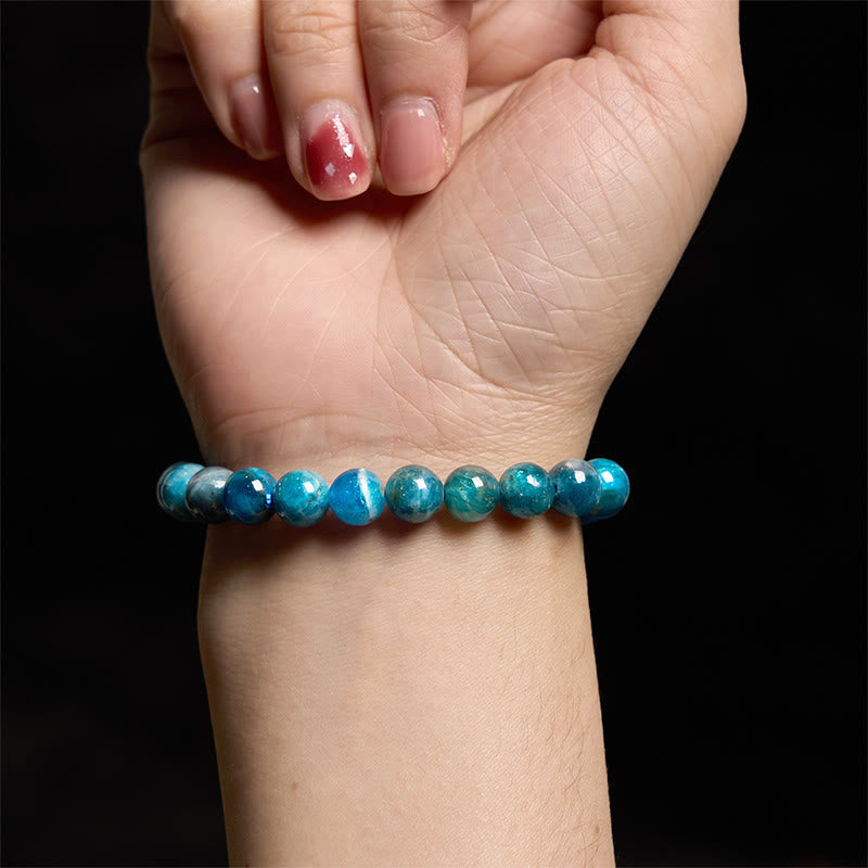 8 mm Apatit-Manifestation-Armband