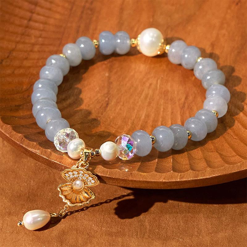 8 mm Aquamarin-Perlen-Heilarmband für emotionales Gleichgewicht