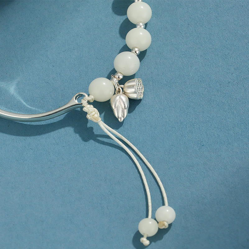 8 mm Bodhi Seed Lotus Armband für Glück und Reichtum