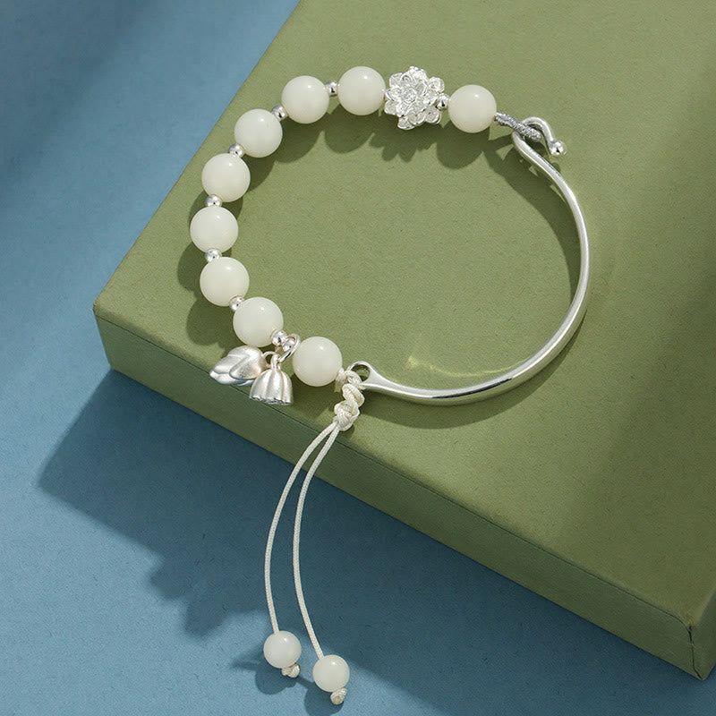 8 mm Bodhi Seed Lotus Armband für Glück und Reichtum