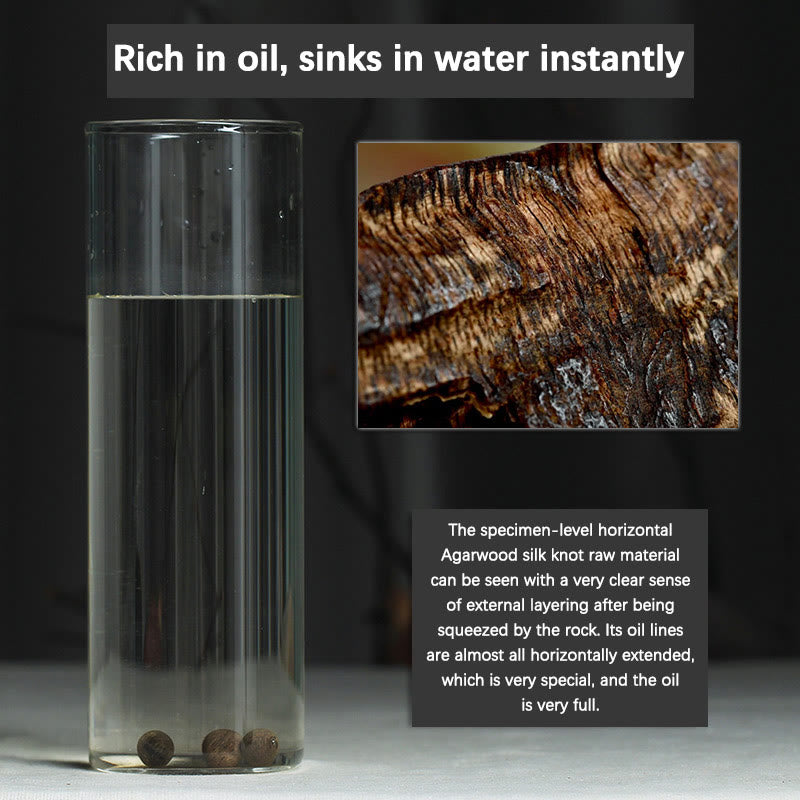 8 mm Brunei Agarwood 108 Perlen Mala Stärke Armband