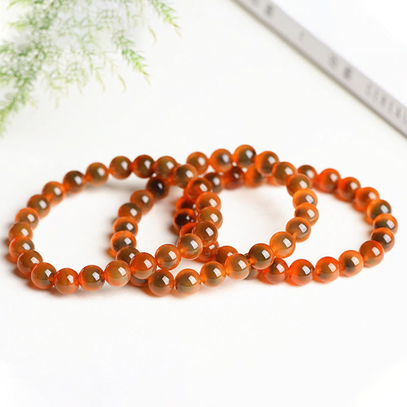 8 mm Candy Achat Harmony Bead Achat Armband für Stärke