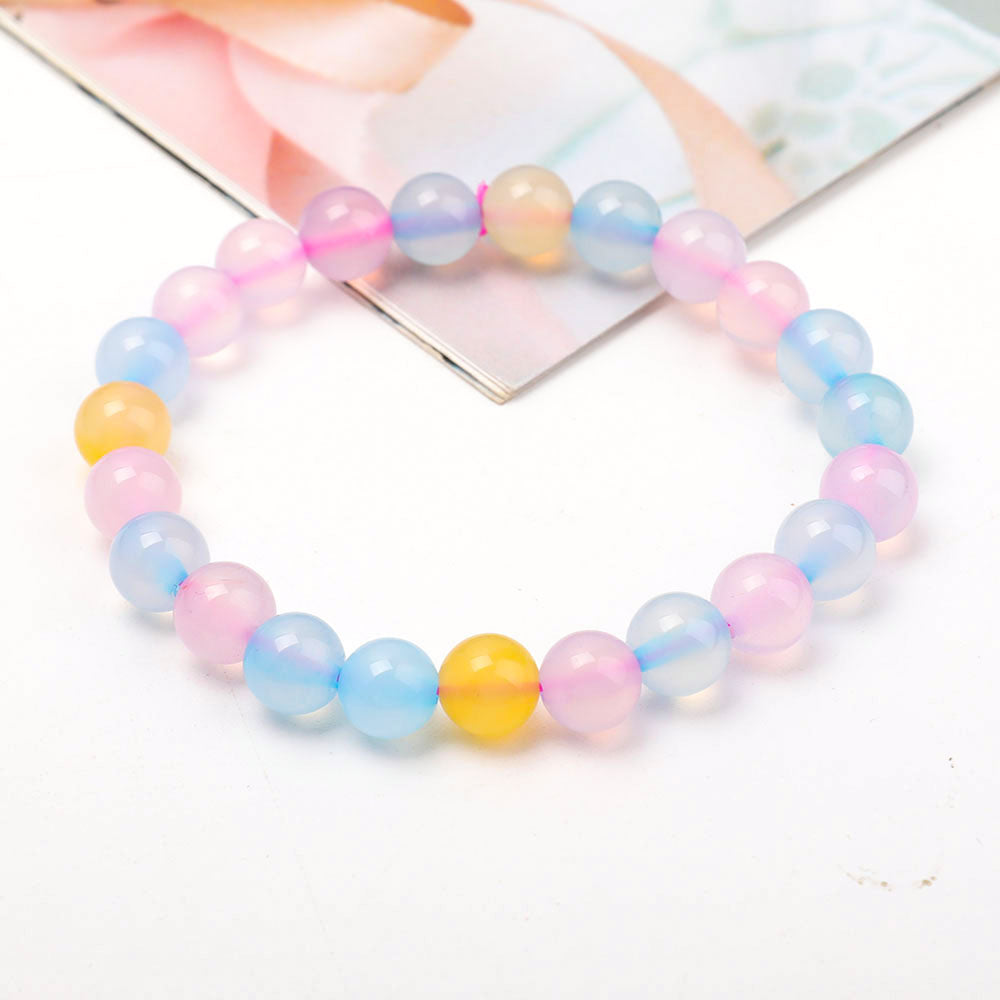 8 mm Chalcedon-Spirituelles Armband für Heilung und Schutz
