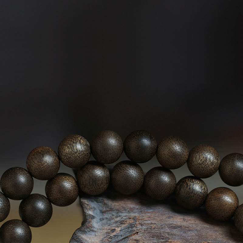 8 mm großes Balance-Armband mit chinesischem Tierkreiszeichen, Adlerholz und Jade