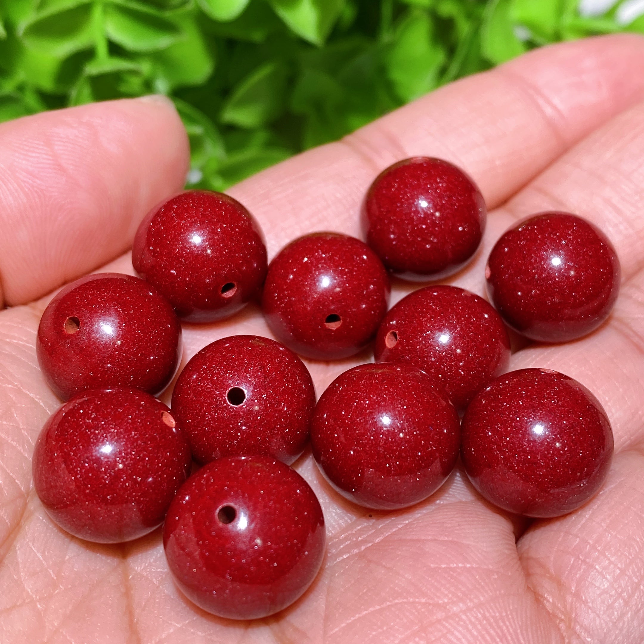 8mm Cinnabar Healing Bracelet for Energy & Protection