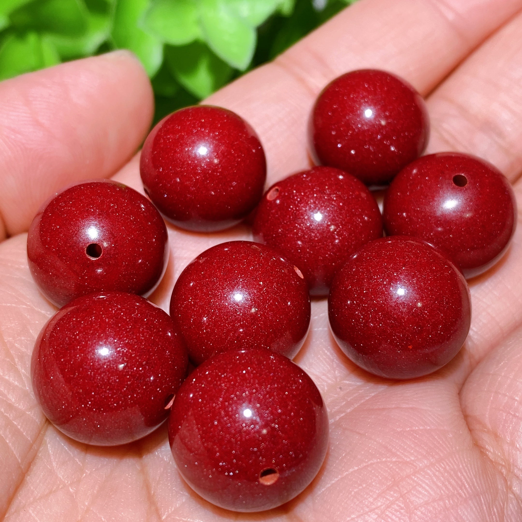 8mm Cinnabar Healing Bracelet for Energy & Protection