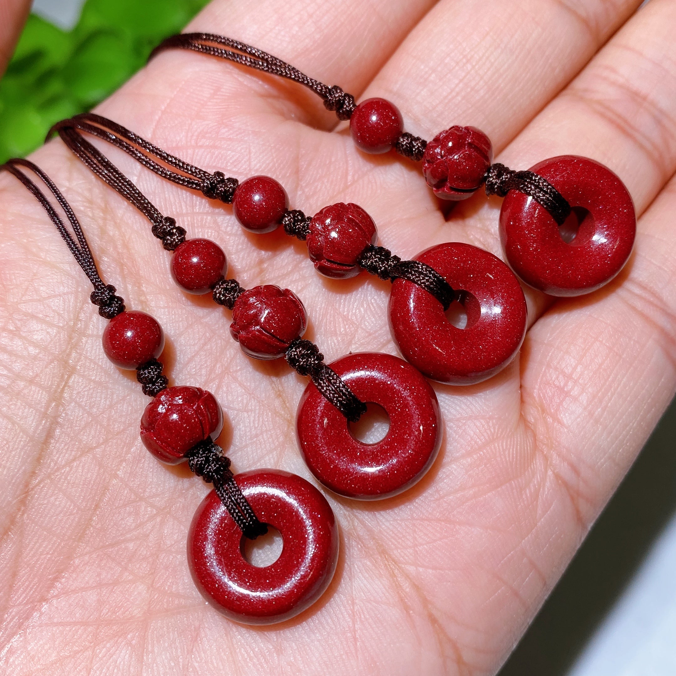8mm Cinnabar Healing Bracelet for Energy & Protection