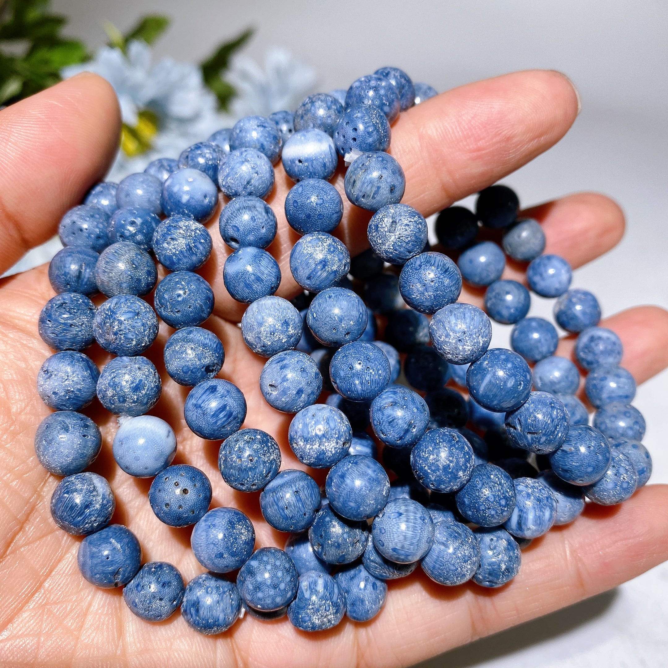 8mm Crystal Healing Bracelet for Spiritual Protection