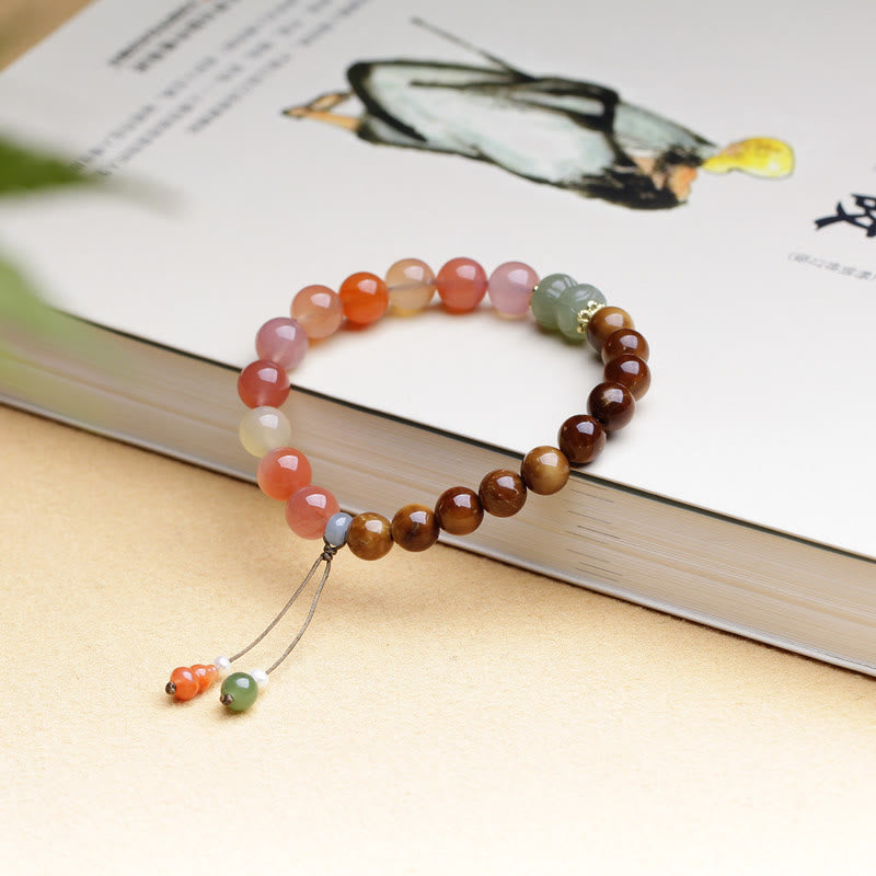 8 mm Kuka Seed Yanyuan Achat Hetian Jade Schutzarmband