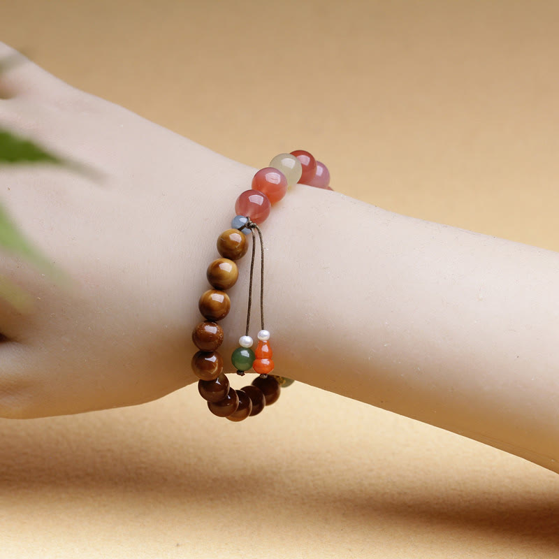 8 mm Kuka Seed Yanyuan Achat Hetian Jade Schutzarmband