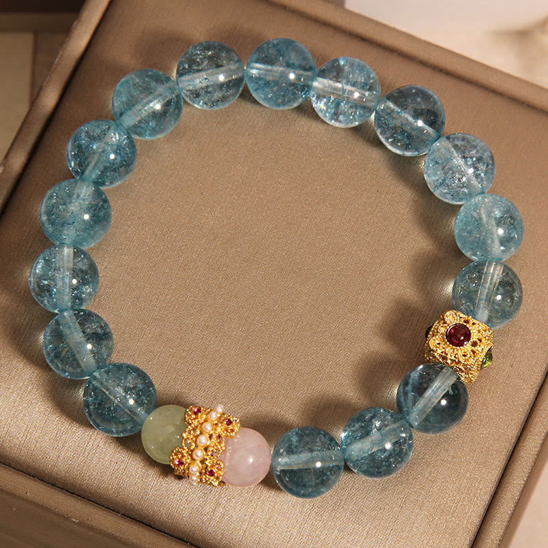 8 mm Kyanit-Armband mit heilender Kommunikation und spiritueller Wirkung