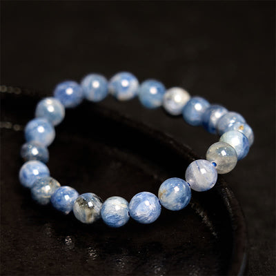 8 mm Kyanit-Armband zur spirituellen Heilung für Ruhe und Kommunikation