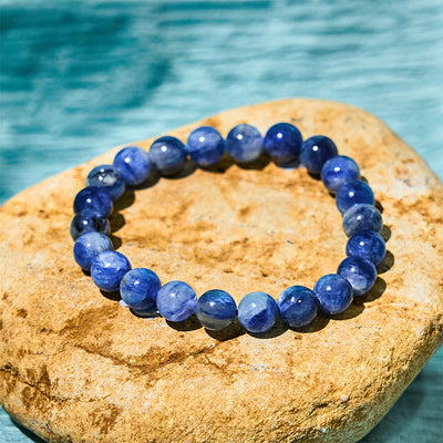 8 mm Kyanit-Armband zur spirituellen Heilung für Ruhe