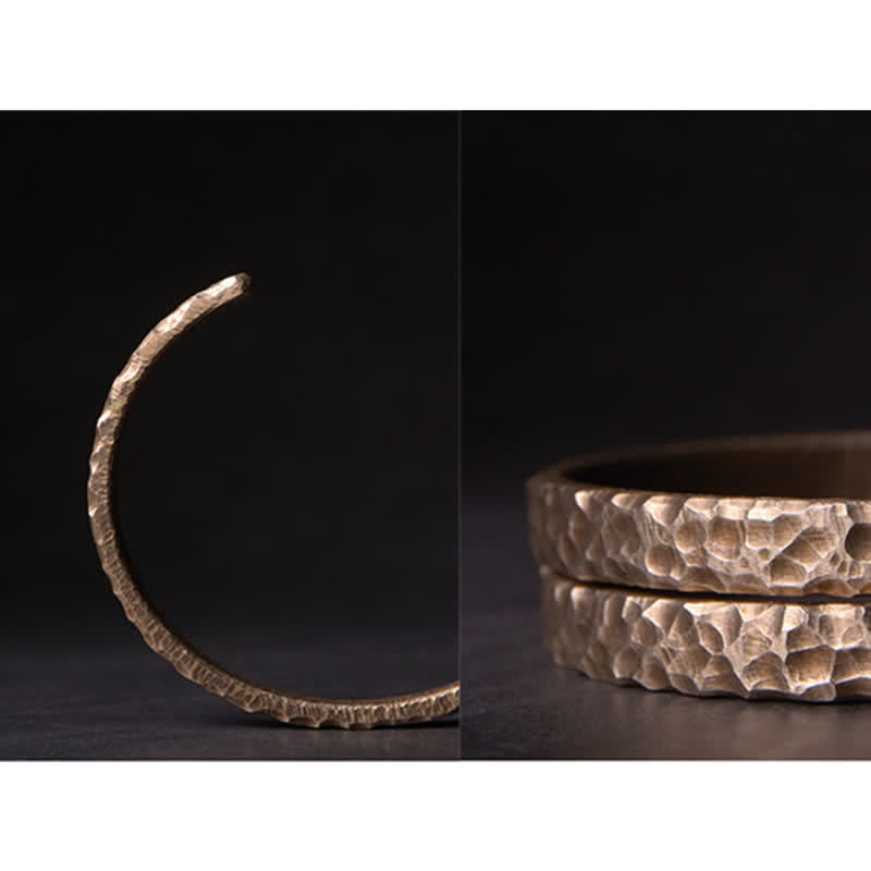 8 mm Lavastein-Kupfer-Armband für spirituelle Balance