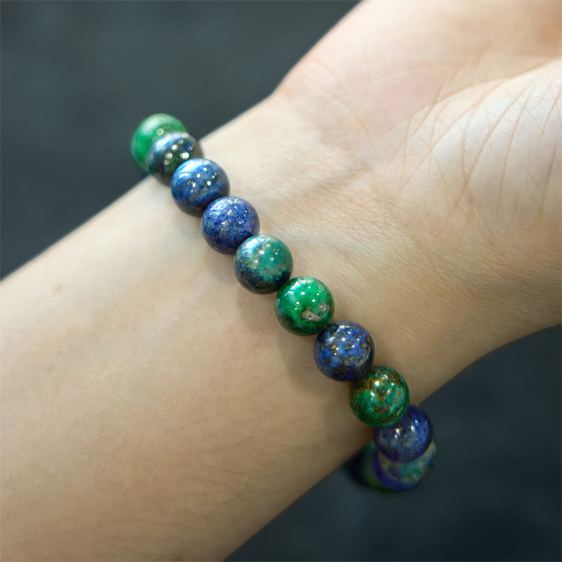 8 mm Lazurite Serenity Armband für Gleichgewicht und Frieden