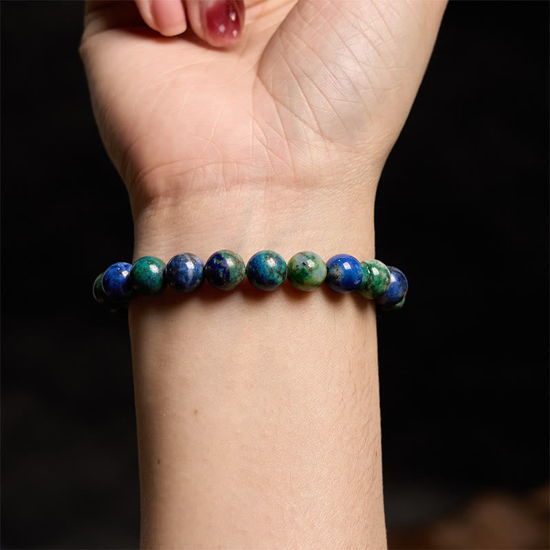 8 mm Lazurite Serenity Armband für Gleichgewicht und Frieden
