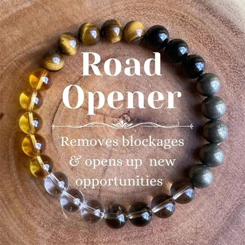 8mm Mixed Crystal Healing Bracelet for Spiritual Balance